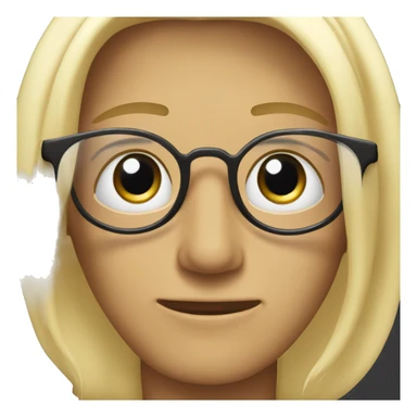 Prete anziano con capelli biondi senza occhiali  sticker