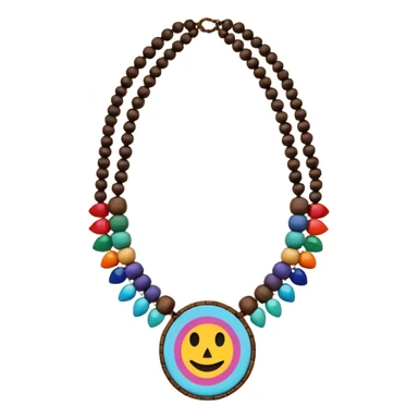 hippie necklace sticker