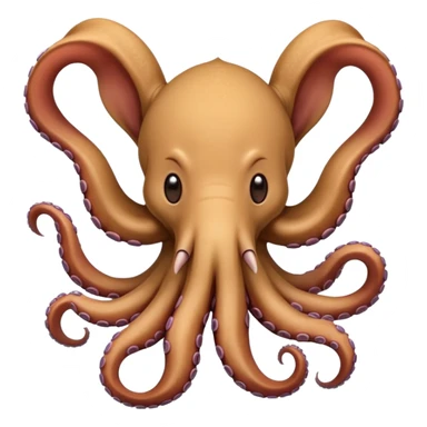 A Aardvark with Octopus arms sticker
