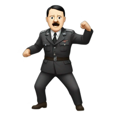 Hitler doing gangnam style sticker