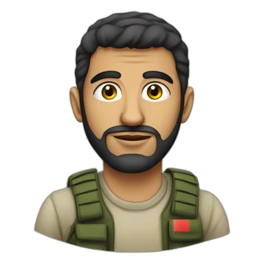 palestinian resistance guy who called abo obaida sticker