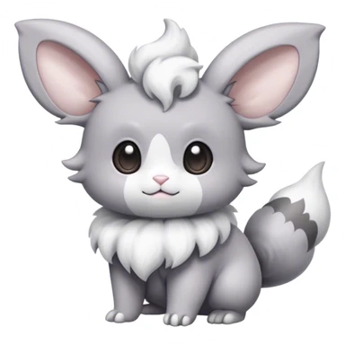 Minccino-Espurr-Cinccino-creature-hybrid sticker
