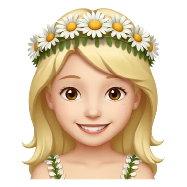 Girl with daisy crown

























 sticker