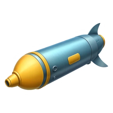 torpedo, underwater sticker