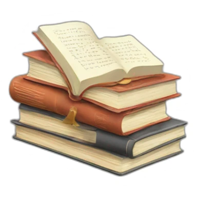 books and flow sticker