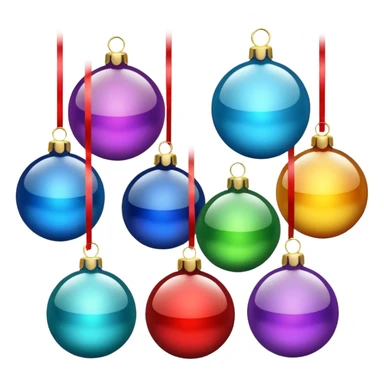 Christmas Baubles sticker