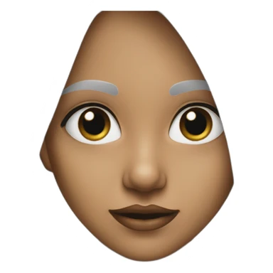 fille cœur dans les yeux sticker