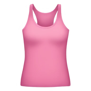 Pink tank top sticker