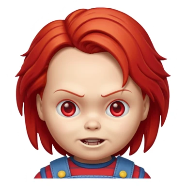 Un emojin de chuky sticker