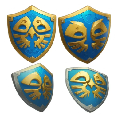 blue-hylian-shield-legend-of-zelda-breath-of-the-wild sticker
