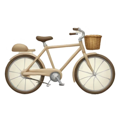 Beige bike sticker