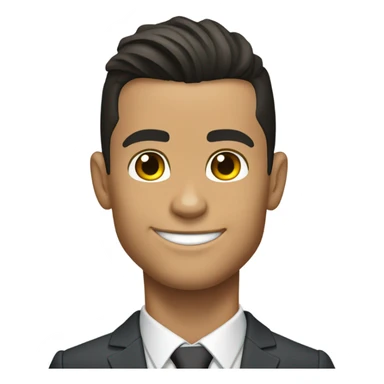 cristiano ronaldo with suit sticker