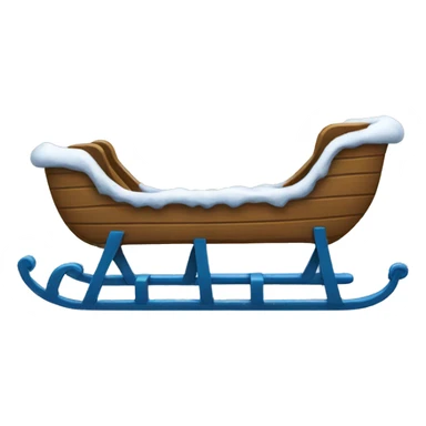 Winter sled  sticker