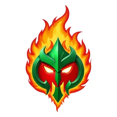 burning legion symbol sticker