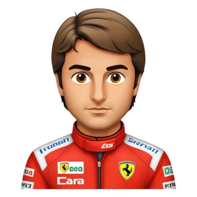 Carlos sainz na ferrari sticker