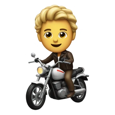 Me on a motorcycle  sticker