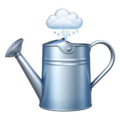 Cloud + watering can,Sky Gardeners. sticker
