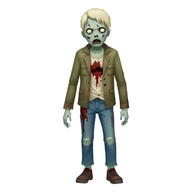 pessoa zumbi  sticker