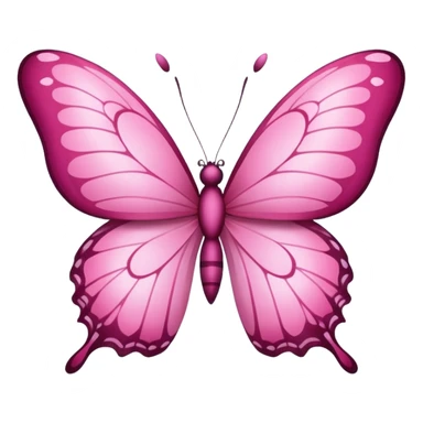 borboleta rosa sticker