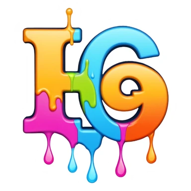 Graffiti the letters GG sticker