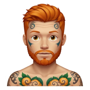 Ginger Tattooed Man sticker