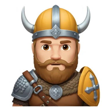 Viking avec casque  sticker
