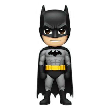 Batman standing position sticker