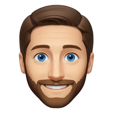 Jake Gyllenhaal with blue eyes sticker