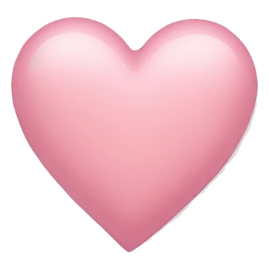 light pink heart  sticker