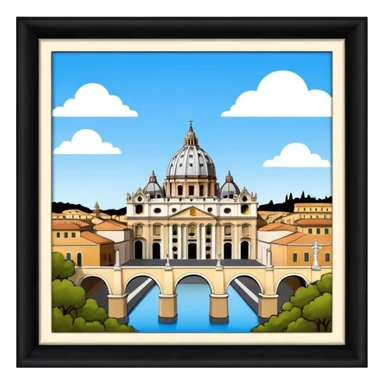 Vatican city sticker