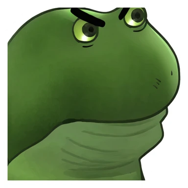 Man head sticking out of toilet  sticker