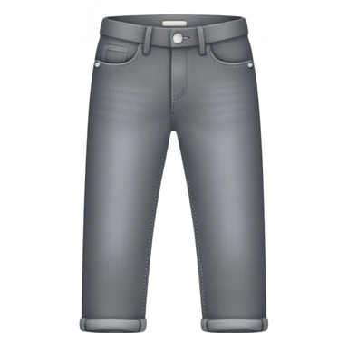 a gray jean without any details just the outline and grey fillled in sticker