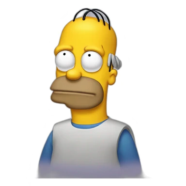 Homer simpon sticker