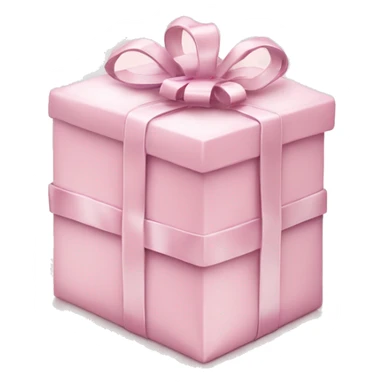 Light pink Christmas gifts under a white Christmas tree  sticker
