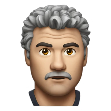 Hyper realistic John Fury sticker