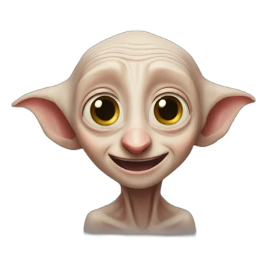 Dobby happy portrait sticker