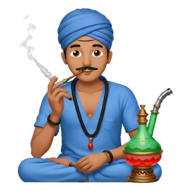 Haryanvi hookah sticker