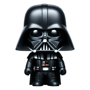 STAR wars dart vader pop figure sticker