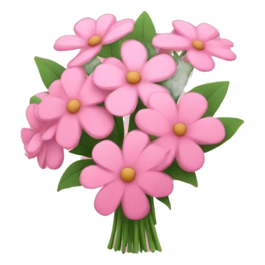 Pink flower bouquet  sticker