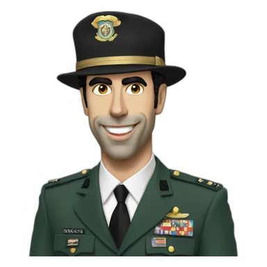 Sacha Baron Cohen sticker