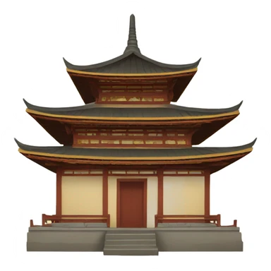 Buddhist temple  sticker