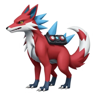 Zoroark-Zeraora-Lombax-Sergal-Zangoose-Cyclizar-Genesect-Pokémon, full body sticker