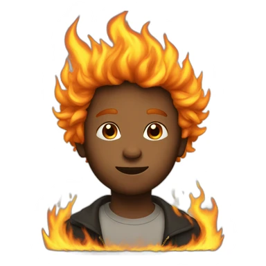 this boy is on fire sticker