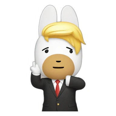miffy with trump sticker