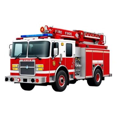 Fire Engine - Pierce Enforcer Pumper (Model Year: 2021) (Iconic colour: Red) sticker