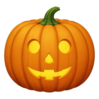 Orange pumpkin  sticker