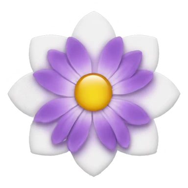 Spiritual flower sticker