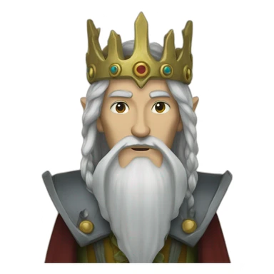 Turgon High King of the Noldorin Elves sticker