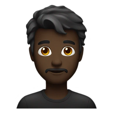 Dark birthday sticker