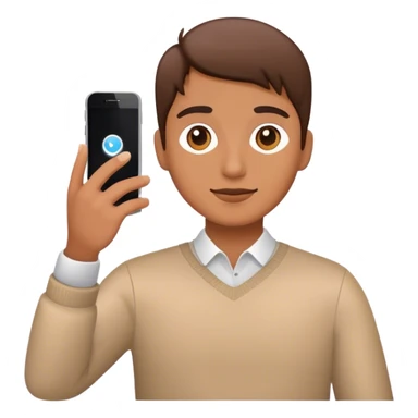 taking photo on smartphone sticker